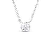 Dream Round Lab-Grown Diamond Solitaire Necklace